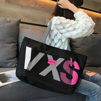 Canvas Tote Bag Large Capacity Single Shoulder Going Out - Smarsty