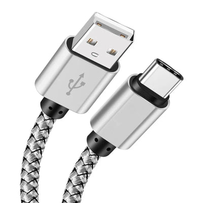 USB A to Type C Fast Charging Cable Nylon 1M 2M 3M - Smarsty