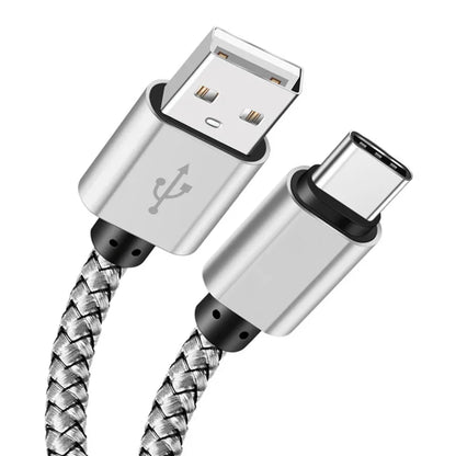 USB A to Type C Fast Charging Cable Nylon 1M 2M 3M - Smarsty