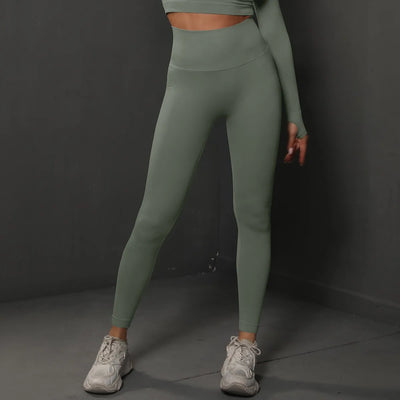 High Waist Yoga Leggings Women Seamless Push Up Sport Leggings Fitness Running Hip Lift Yoga Pants Highly Elastic Gym leggings - Smarsty