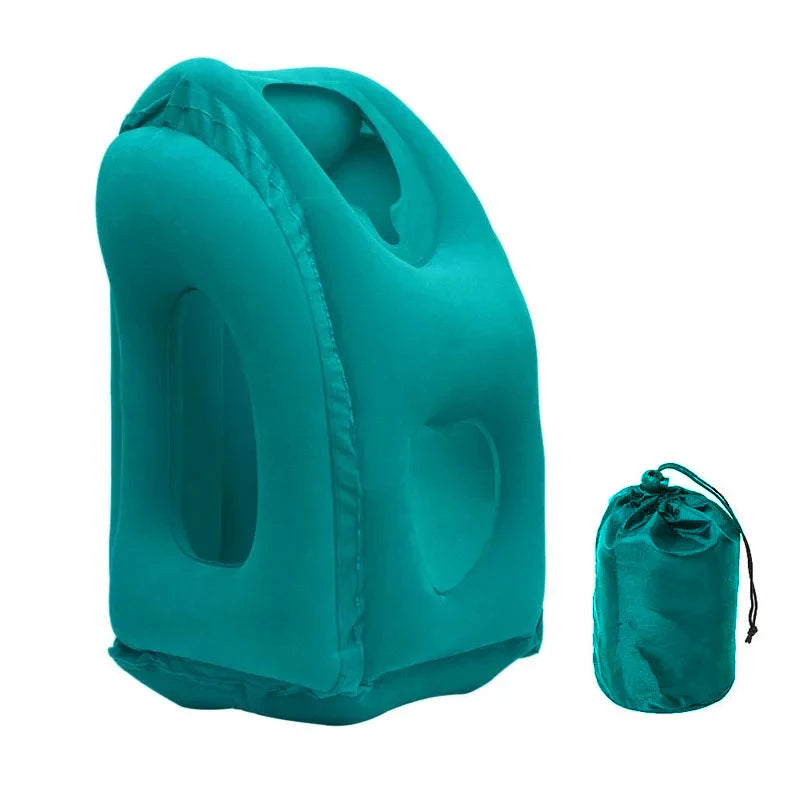 Portable Inflatable Travel Pillow for Ultimate Neck Support - Smarsty