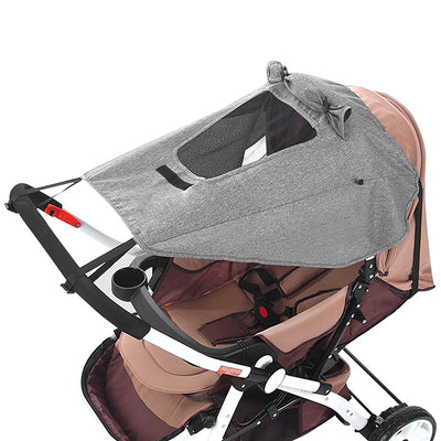 Universal Baby Stroller Accessories Sun Shade UV Protection Sunshade Carriage Canopy Cover for Prams Infants Car Seat Sun Visor by Smarsty