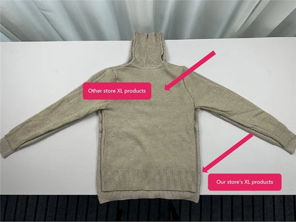 Turtleneck Winter Sweater Women Elegant Thicken Velvet Lined Warm Sueter Knitted Pullover Slim Tops Jersey Knitwear Jumper New - Smarsty