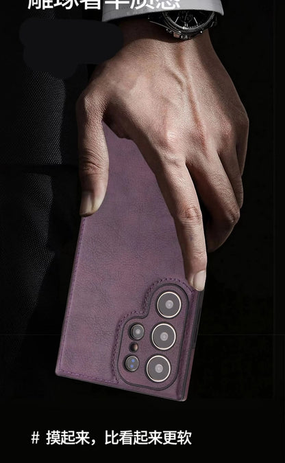 Premium PU Leather Shockproof Phone Case With Slim Bumper - Smarsty
