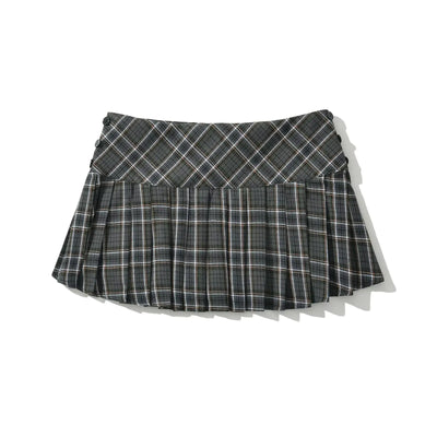 Summer Mini skirts for woman vintage korean fashion plaid skirts for women y2k skirts pleated red plaid skirts preppy style - Smarsty
