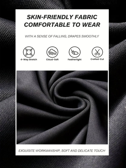 Women's spring and summer high waisted tight fitting flared pants, slim leg long black pants, thin wide leg pants for slim women - Smarsty