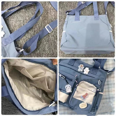 Waterproof Nylon Shoulder Bag For Women Crossbody Tote - Smarsty
