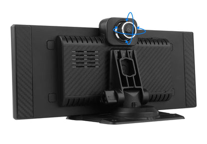 4K Dash Cam With Dual Lens GPS Navigation Wireless CarPlay - Smarsty