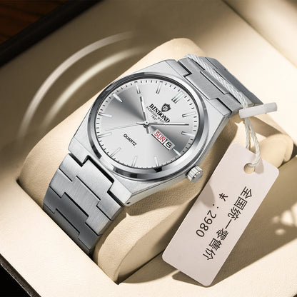 Luxury Waterproof Quartz Men's Watch with Luminous Features - Smarsty