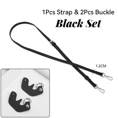 1 Set Bag Strap For Longchamp Mini Punch-free Genuine Leather Shoulder Strap Set Transformation Crossbody Strap Bag Accessories - Smarsty