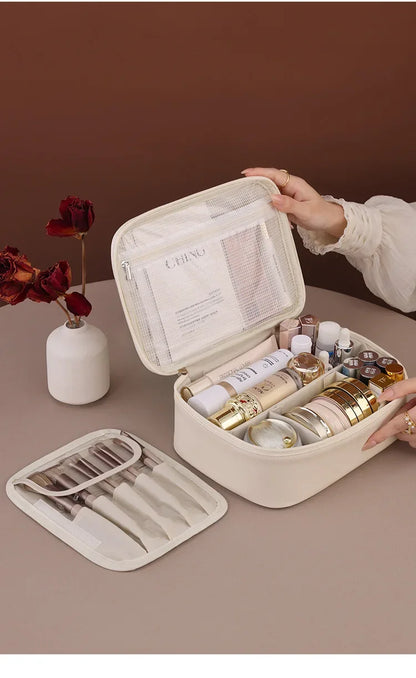 Luxury Makeup Bag With Large Capacity Travel Organizer - Smarsty