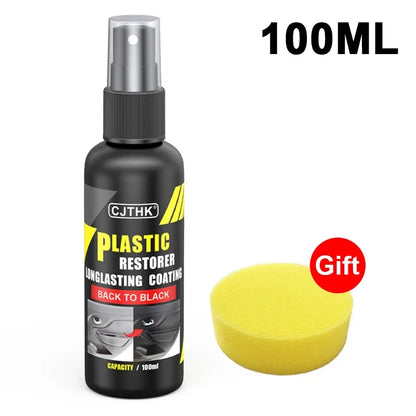 Back To Black Plastic Restorer With Longlasting Shine - Smarsty