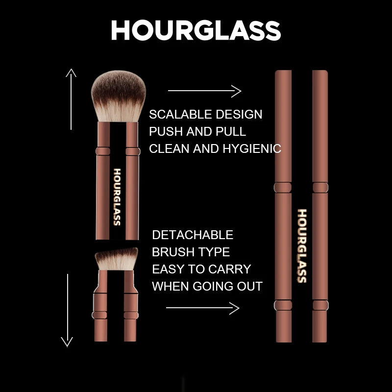 Hourglass No 26 Double Head Retractable Foundation Brush - Smarsty