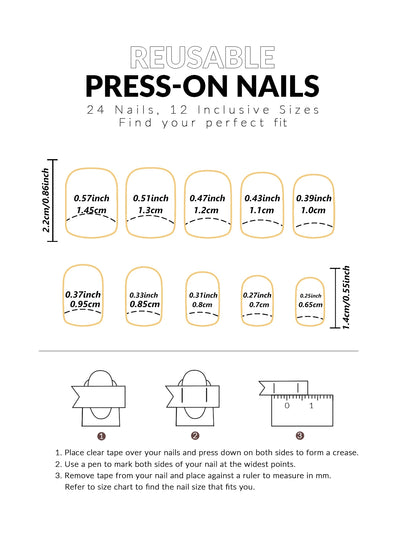 Pink Bowknot Stiletto Press On Nails 24PCS Full Cover - Smarsty
