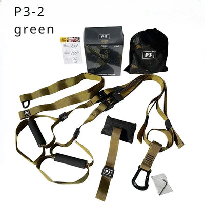 Suspension Training Strap Fitness Strength Power Suspension Trainer Adjustable Yoga Strap Wall Mount Professional Trx Tensioner by Smarsty