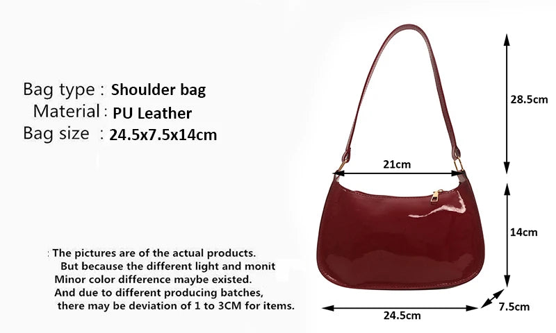 Retro PU Leather Shoulder Bag For Women Everyday Use - Smarsty