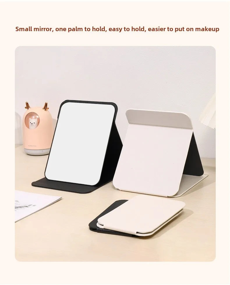 Portable Folding Makeup Mirror with Creative Design - Smarsty