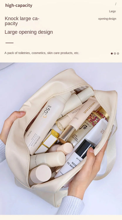 Portable Travel cosmetic bag Women Transparent Makeup Bag Large-Capacity Bath Wash Bags Multifunction Waterproof Storage Case - Smarsty