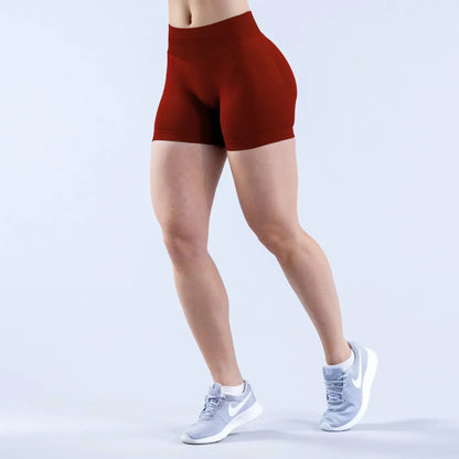 Summer High Waisted Yoga Shorts Fashionable and Sexy Running Fitness Pants Solid Color Yoga Leggings Customizable labels - Smarsty