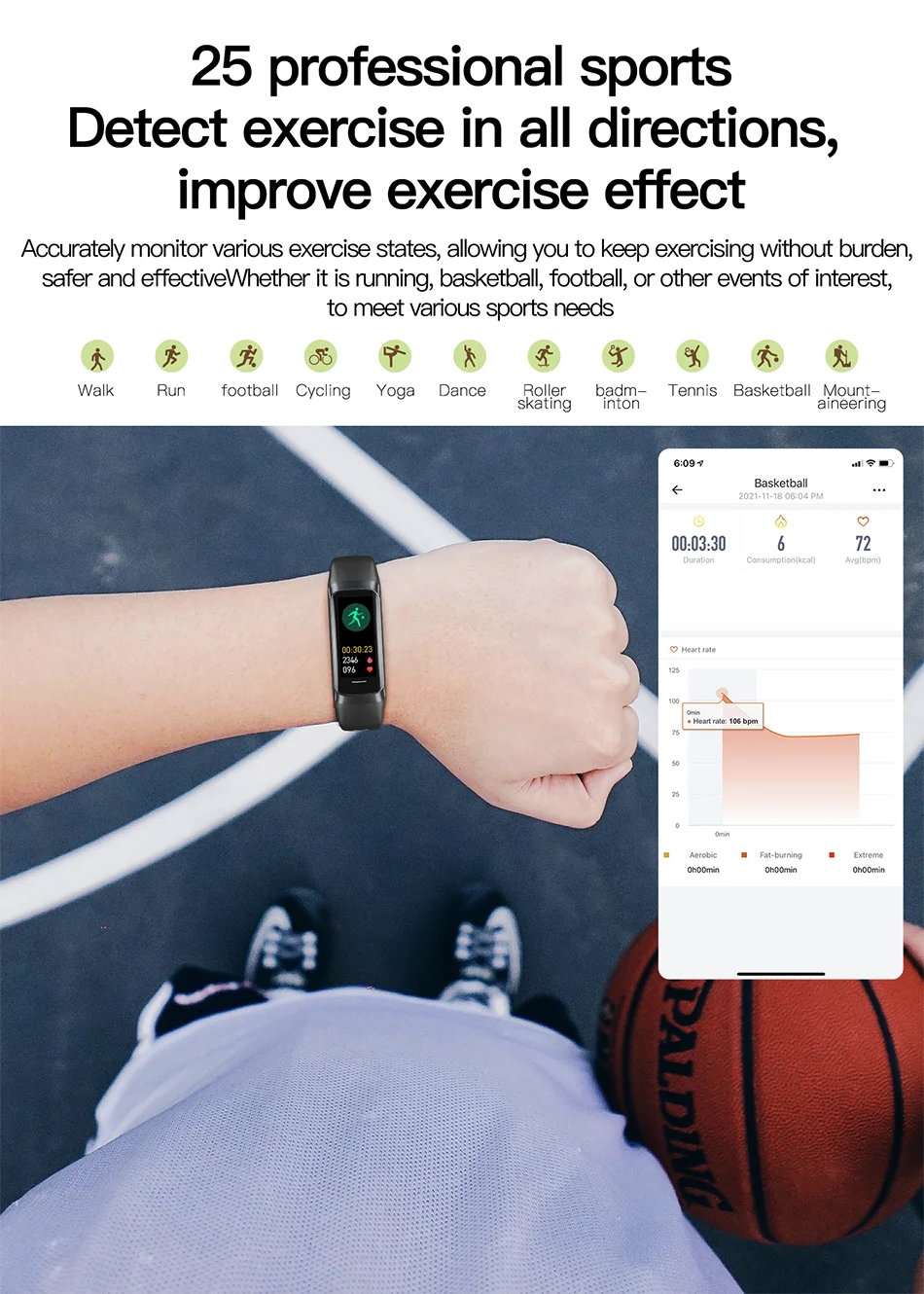 LIGE Waterproof Smart Watch with Heart Rate Tracker - Smarsty