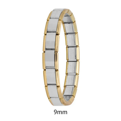 Hapiship Italian Stainless Steel Elastic Charm Bracelet - Smarsty