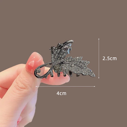 Korean Alloy Rhinestone Hair Claw For Women Elegant - Smarsty