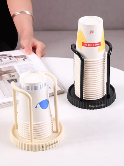 Household Disposable Paper Cup Holder, Desktop Paper Cup Storage Rack, Suitable For Living Room, Dining Room And Other Cup Taker by Smarsty