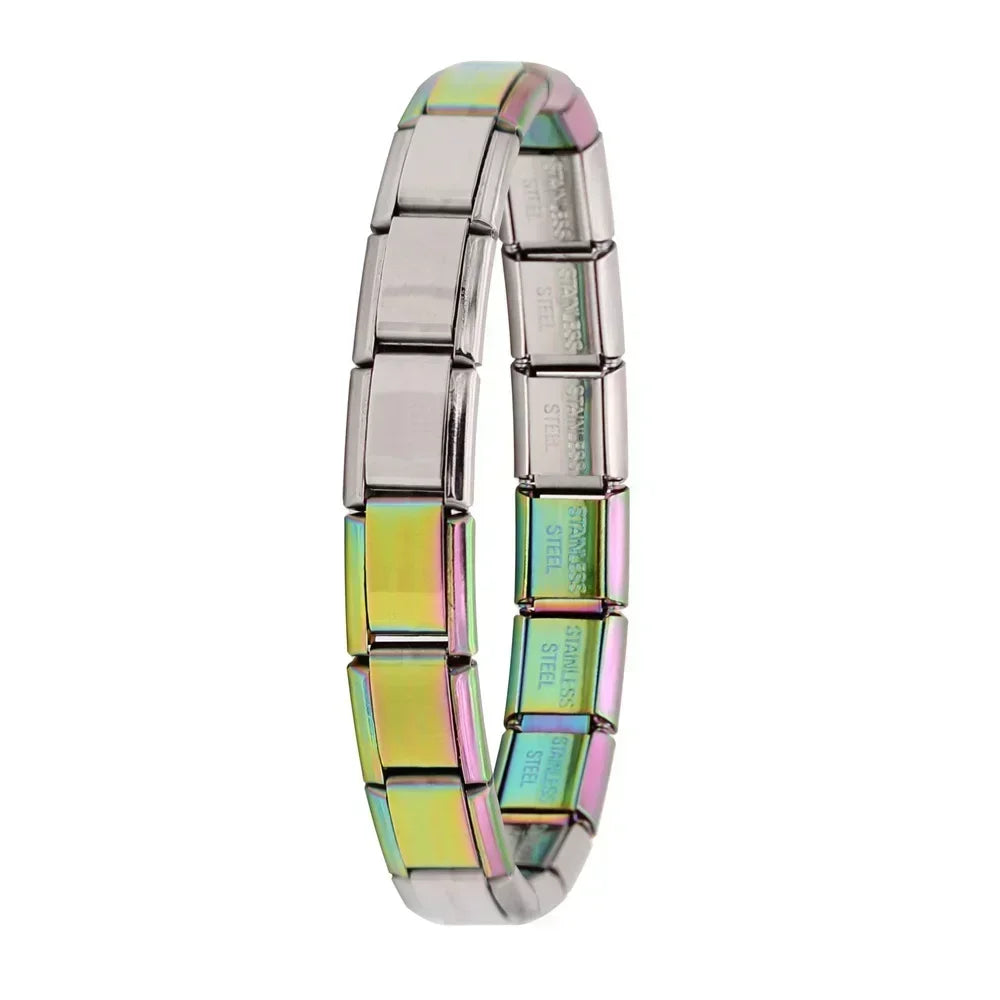 Hapiship Women's Italian Stainless Steel Charm Bracelet - Smarsty