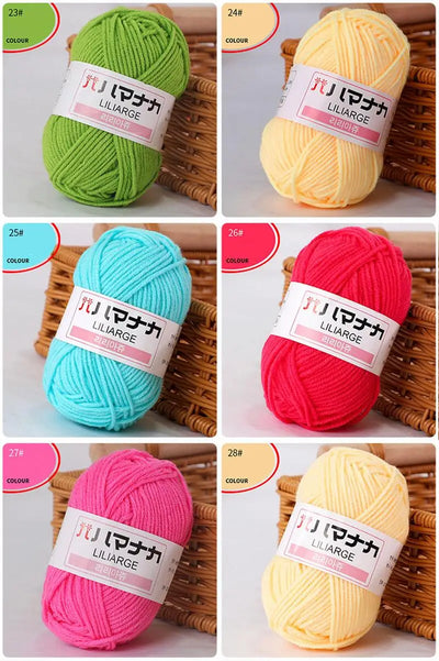 Soft Cotton Knitting Yarn for DIY Baby Sweaters - Smarsty