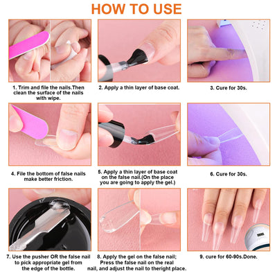 Multifunctional Non-Stick Nail Gel for Home Manicure - Smarsty