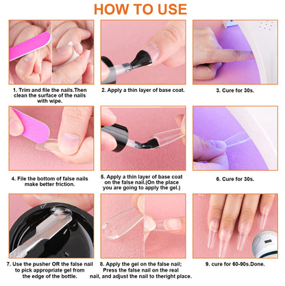 Multifunctional Non-Stick Nail Gel for Home Manicure - Smarsty