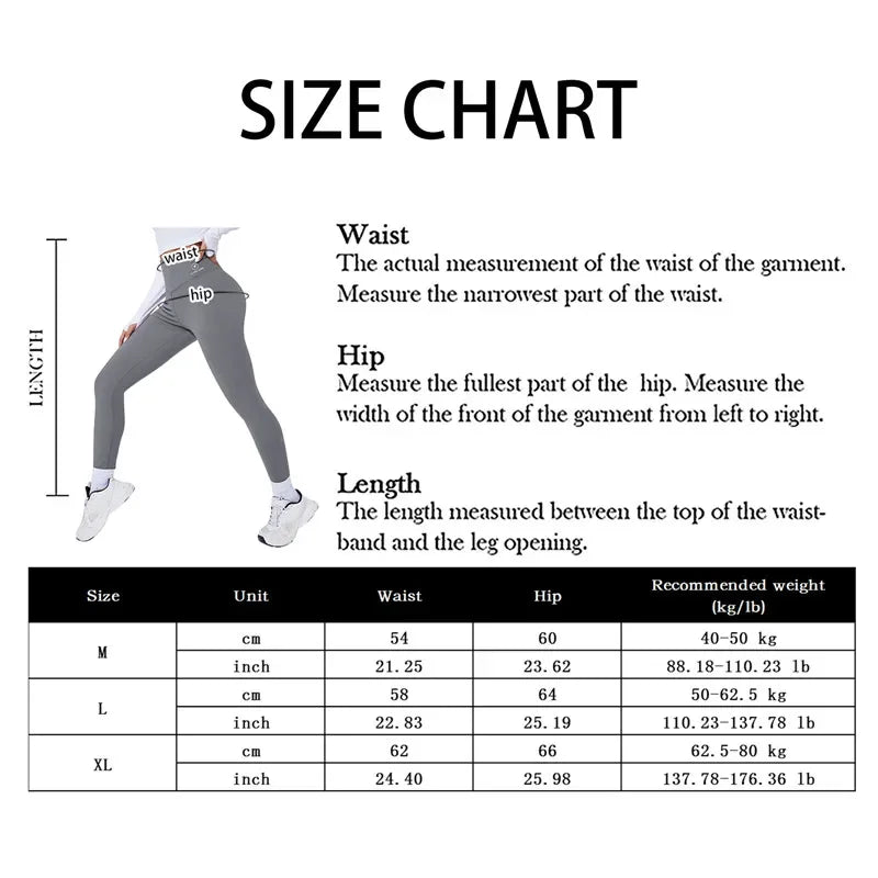 High Waist Yoga Warm Leggins Sports Tights Thermal Woman Running Pants Sexy Butt Lifting Leggings Push Up Panties Gym Fitness - Smarsty