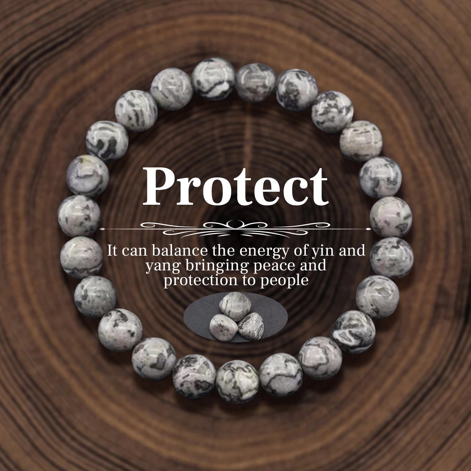 Natural Stone Beads Bracelet for Reiki Healing - Smarsty
