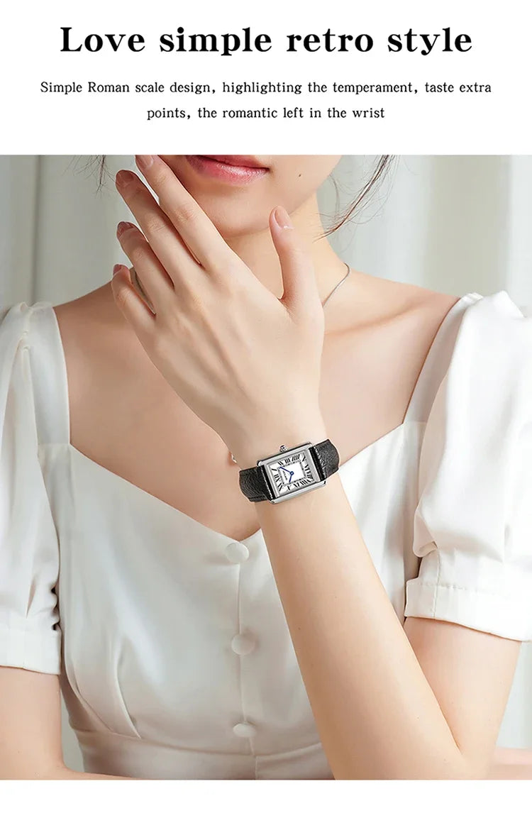 Luxury Waterproof Couple Watch with Leather Strap - Smarsty