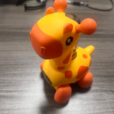 Children's Giraffe Toy Light-Up Musical Dancing Toy Adorable Pet Gift For Kids Cute Birthday Present