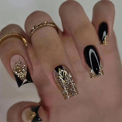 24 Piece Long French Minimalist Color Matching Nails Set - Smarsty