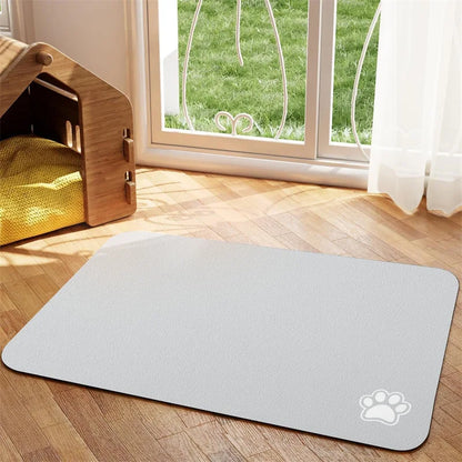 Absorbent Pet Feeding Mat for Easy Clean Up - Smarsty