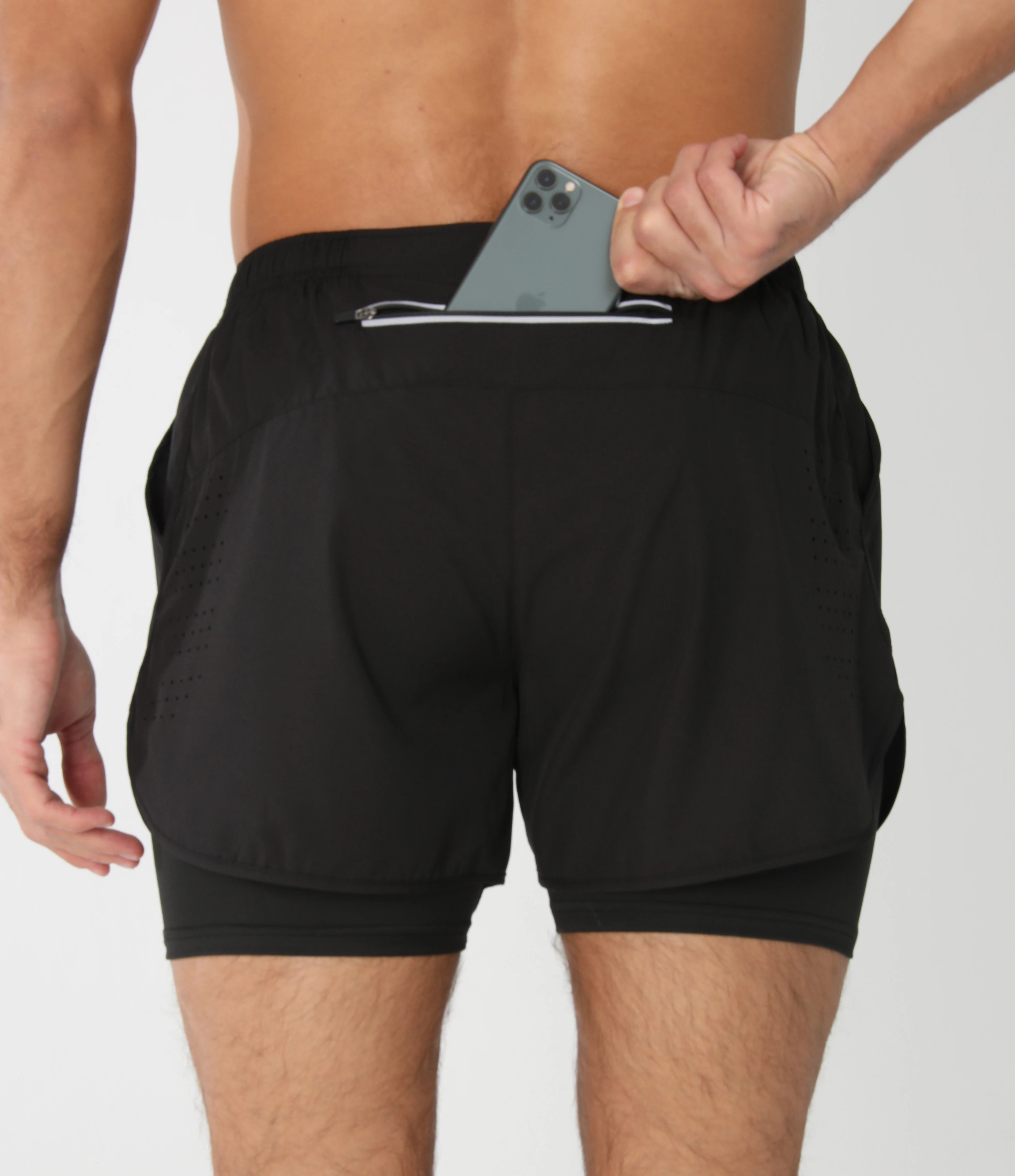 Gym Shorts Men Running Shorts with Liner Pockets Towel Loop Quick Dry Lightweight Workout Men's Breathable Athletic Sport Shorts - Smarsty