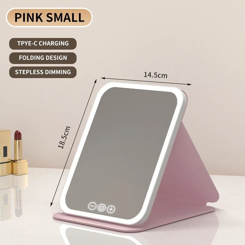 LED Dimmable Makeup Mirror with Adjustable Brightness - Smarsty
