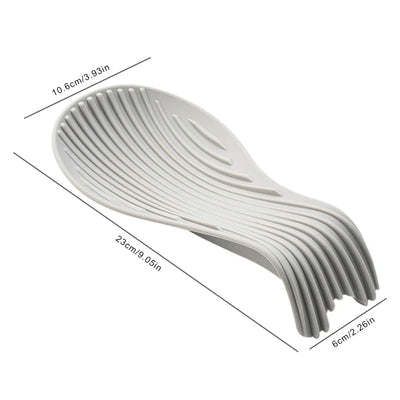 1/4Pcs Silicone Insulated Spoon Holder Heat Resistant Placemat Spoon Holder Cutlery Shelving Kitchen Tools Placemat by Smarsty