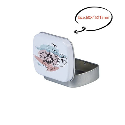 Small Metal Storage Box for Jewelry and Coins - Smarsty