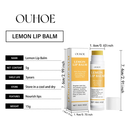 Lemon Ginger Lip Balm for Dark Skin Removal - Smarsty