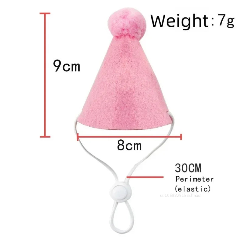 Adjustable Pet Birthday Hat and Bandana Set - Smarsty