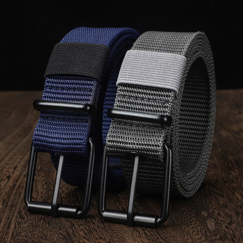 Unisex Canvas Belt Durable Outdoor Sports Pin Buckle - Smarsty
