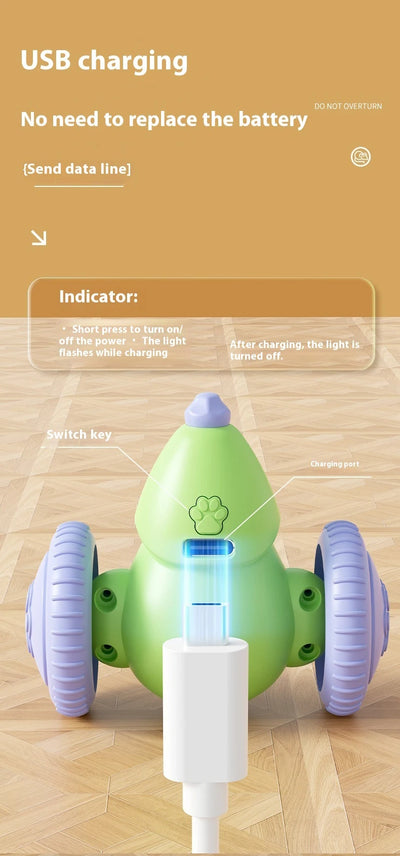Interactive Electric Mouse Toy for Cats with Obstacle Avoidance - Smarsty