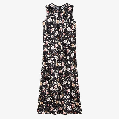 AS 2025 spring summer elegance satin dress + knitted top match set maxi floor length woman clothes