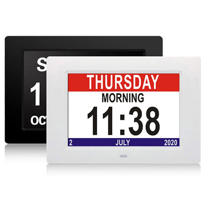 Digital LED Calendar Clock with 12 Alarms and Multi-Language Display - Smarsty