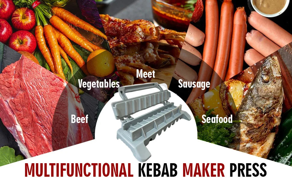 Reusable Kebab Maker Tool for Easy BBQ Preparation - Smarsty