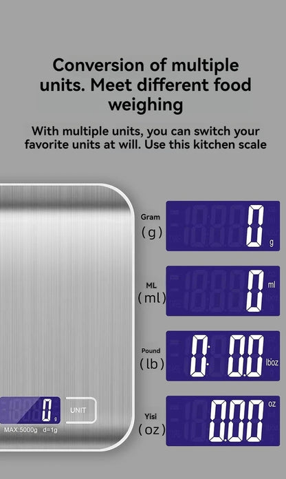 High Precision Digital Baking Scale for Accurate Measurements - Smarsty