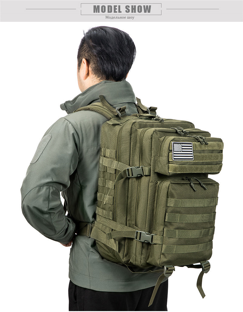 45L Tactical Backpack For Men Molle 3 day survival Backpack Hunting Camping Hiking GYM Rucksack Survival Bug Out Bag - Smarsty